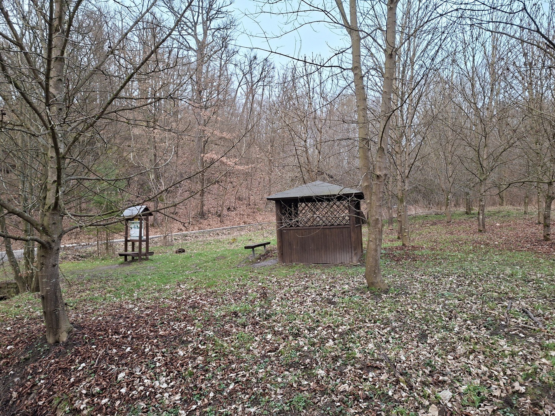 Hradiště Tetčice v Přírodním parku Bobrava