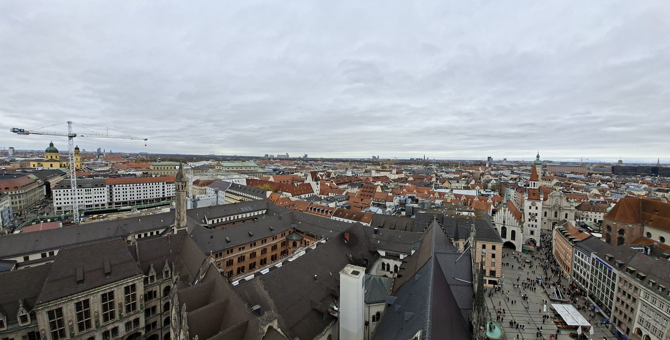 Obrázky z neněmeckého Mnichova a Fontána Richard Strauss Brunnen