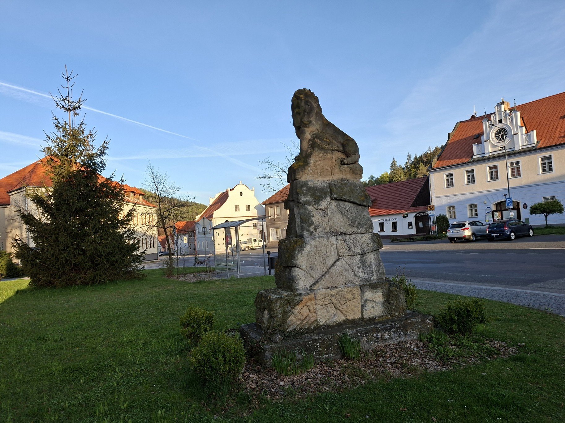 Památník obětem první světové války v městečku Rábí