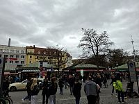Obrázky z neněmeckého Mnichova a Victualienmarkt