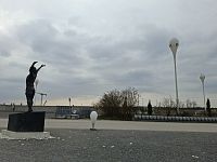 Obrázky z neněmeckého Mnichova a Gerd Müller u Allianz arény