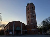 Obrázky z neněmeckého Mnichova a Dankeskirche v Milbertshofenu