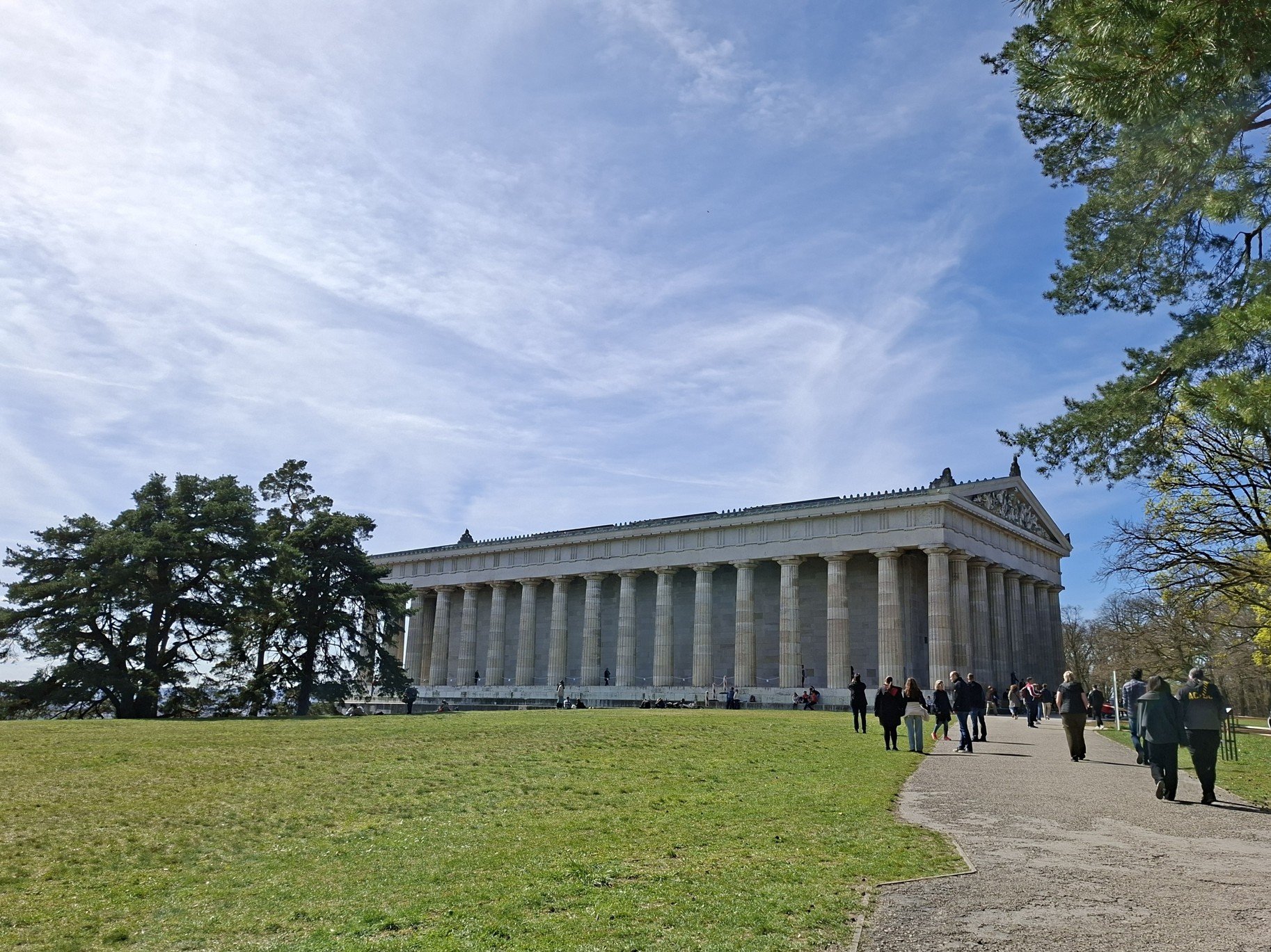 Památník Walhalla u města Donaustau