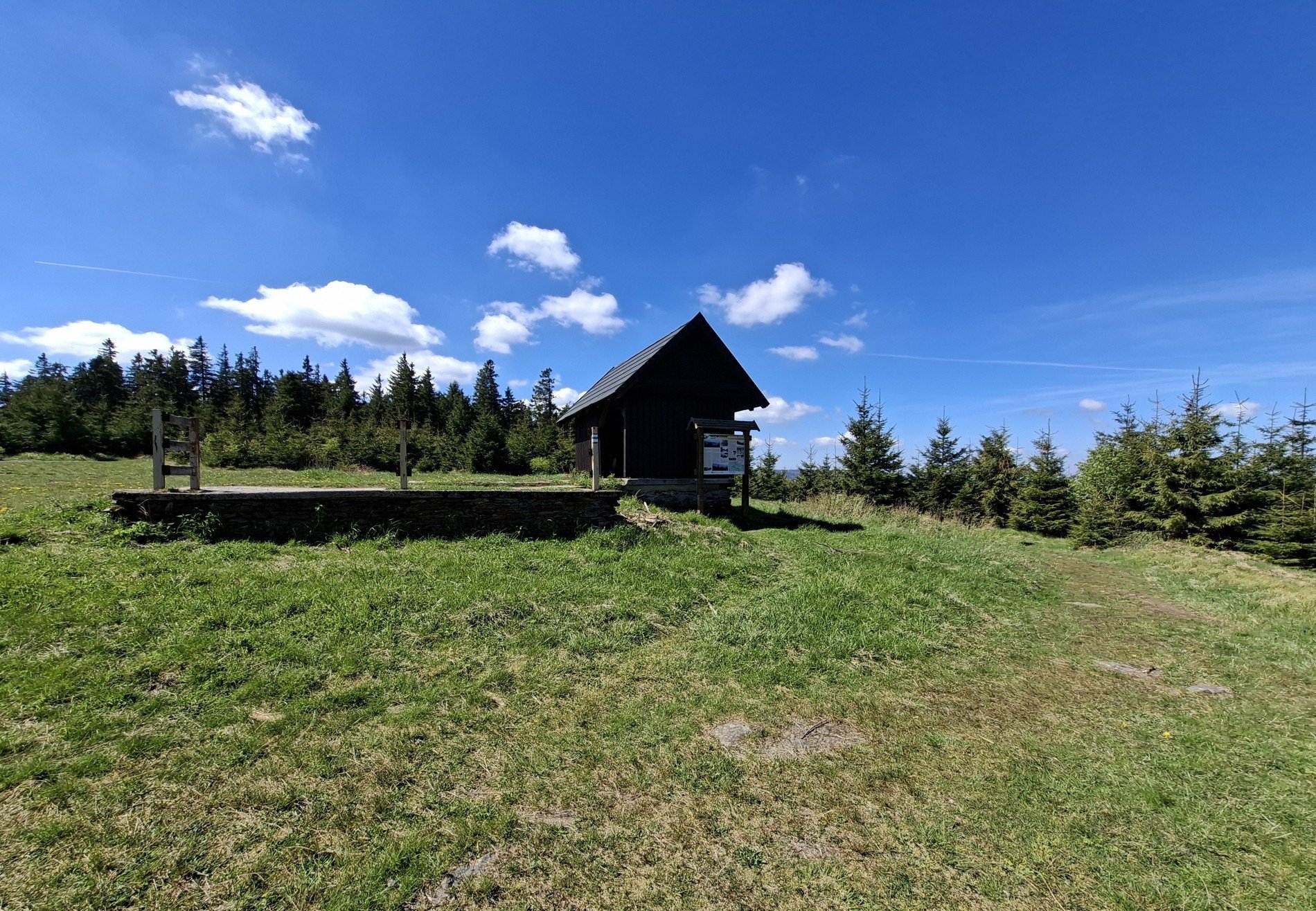 Obrázky ze Šumavy a vrchol Můstek (1235 m.n.m.)