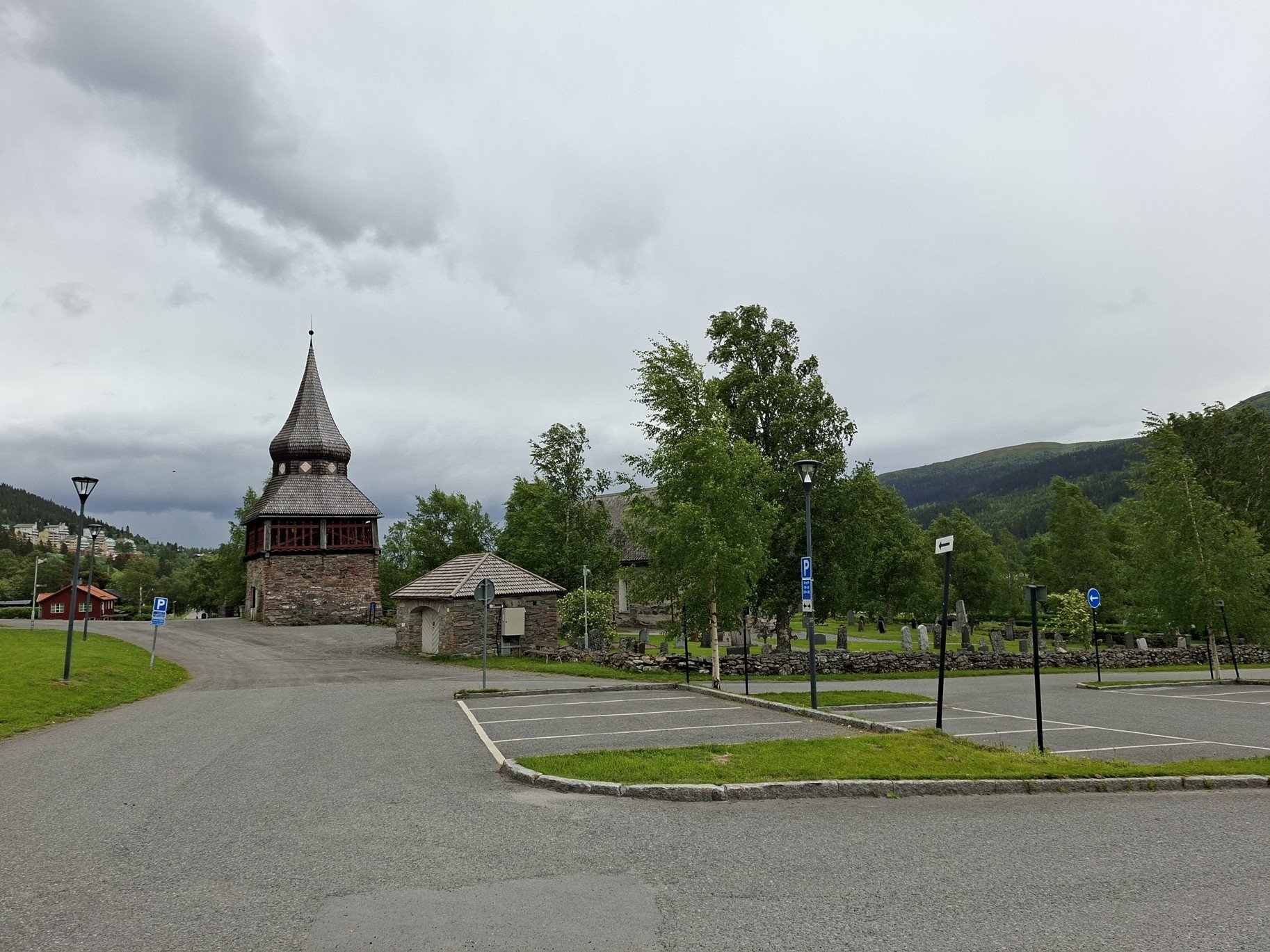 Obrázky nejenom z Laponska – kostelík ve město Åre ve Švédsku