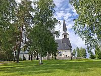 Obrázky nejenom z Laponska – kostel Rovaniemen kirkko v Rovaniemi ve Finsku