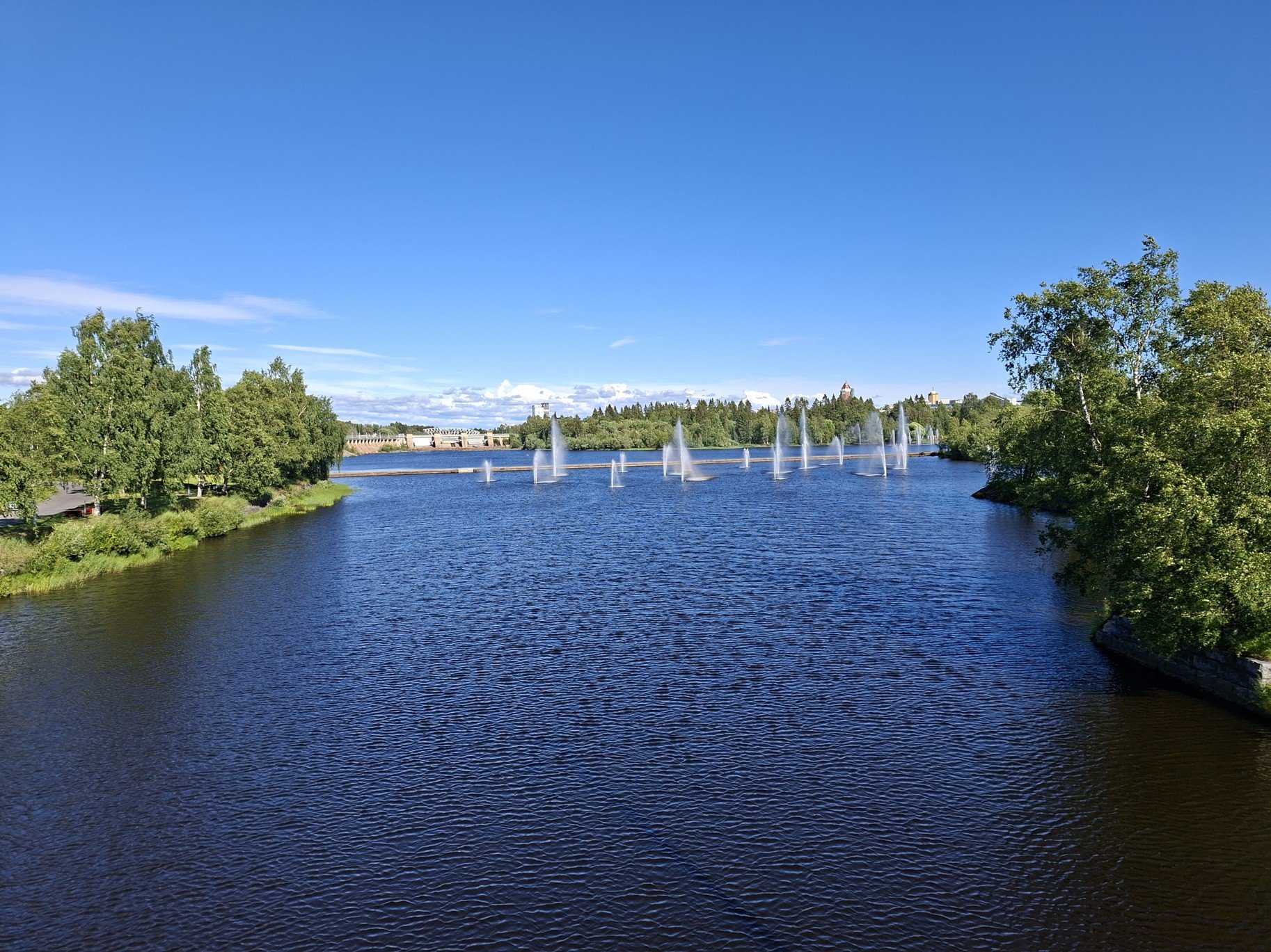 Obrázky nejenom z Laponska – park Hupisaaret ve městě Oulu ve Finsku