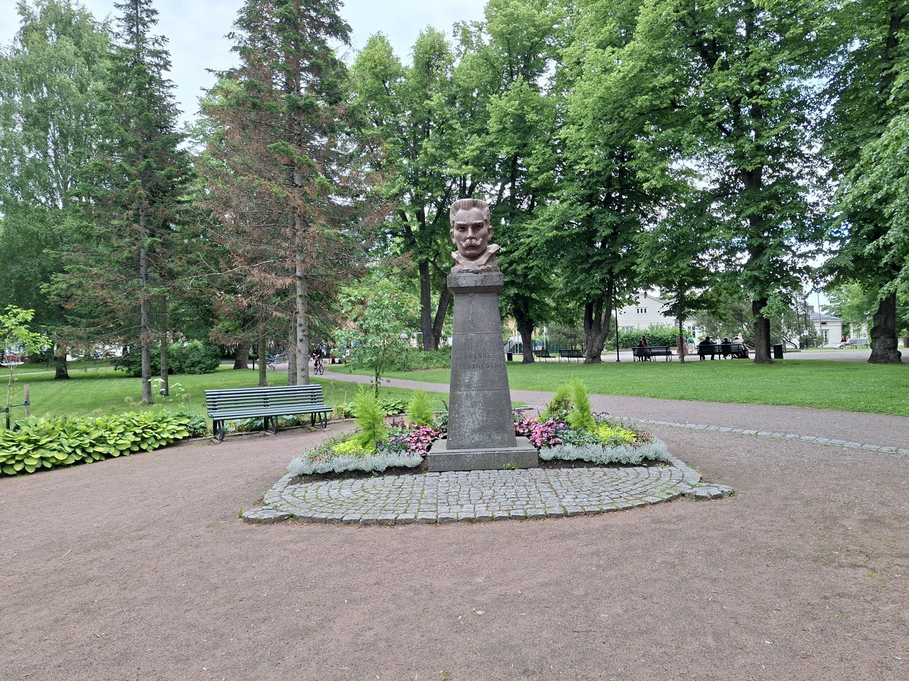 Obrázky nejenom z Laponska – pomník Johannes Linnankoski v Porvoo ve Finsku