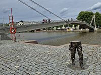 Obrázky nejenom z Laponska – lávka přes Porvoonjoki v Porvoo ve Finsku