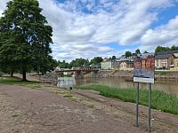 Obrázky nejenom z Laponska – most Vanha silta v Porvoo ve Finsku