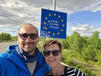 Do Finska musíme samozřejmě nakouknout, jelikož jsme tam ještě nikdy nebyli. Dnes ale jenom několik kroků, autem až zítra.