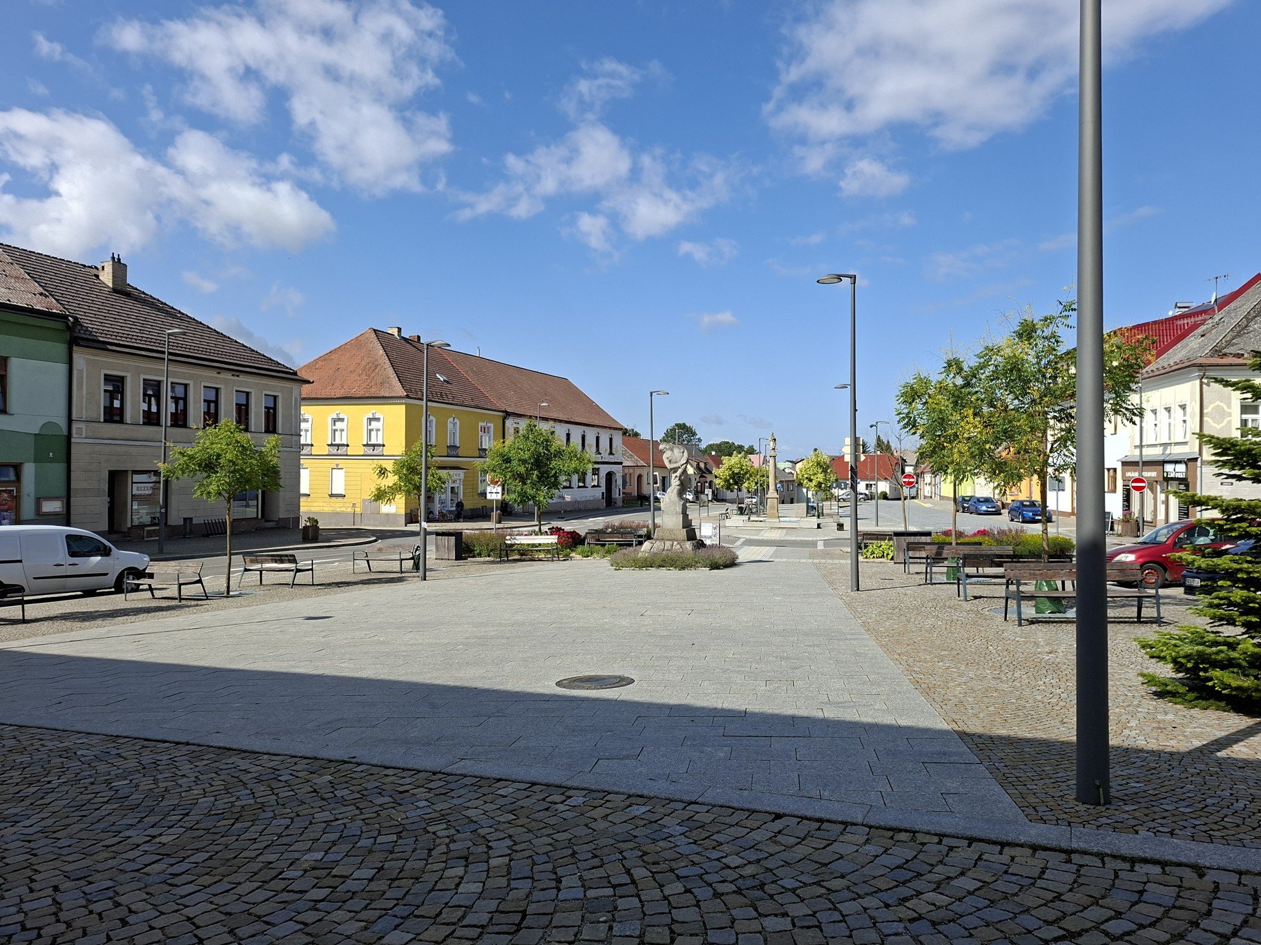 Město Černovice na pomezí jižních Čech a Vysočiny