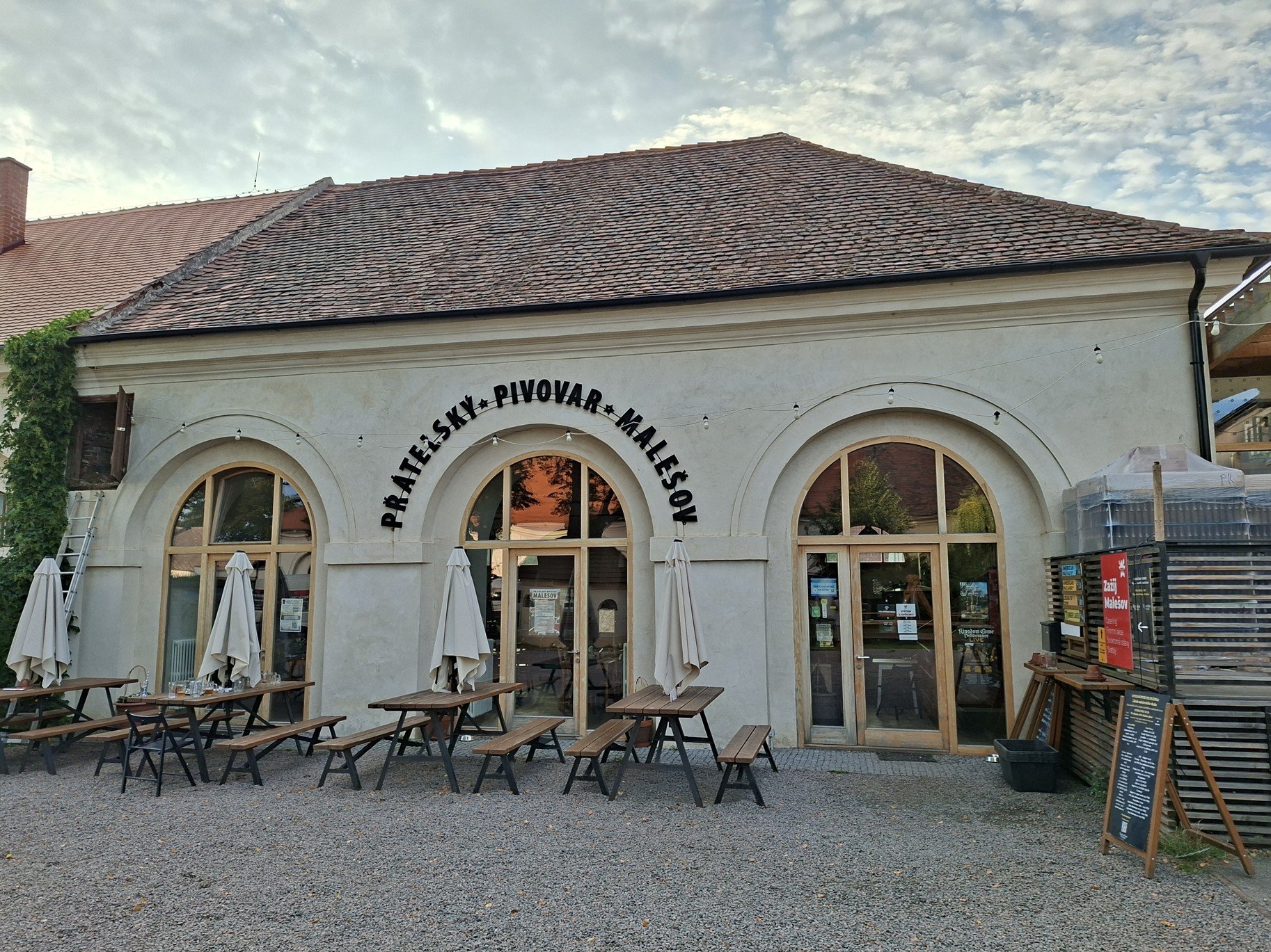 Přátelský pivovar v Malešově