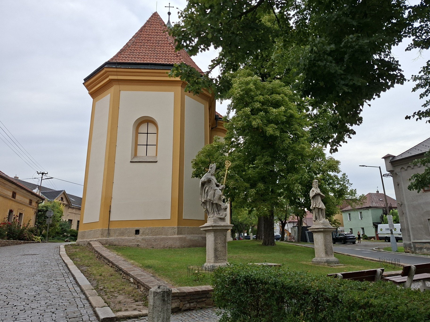 Svatojakubský patník v Malešově
