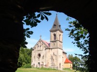 Zřícenina významného gotického hradu Švamberk (Krasíkov)