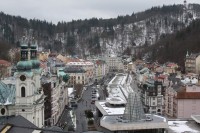 Karlovy Vary - Vřídelní kolonáda, Vřídlo a socha bohyně Hygie