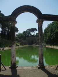 Řím - Villa Adriana ,Tivoli, Italské zahrady III.
