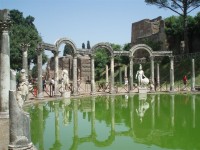 Řím - Villa Adriana ,Tivoli, Italské zahrady III.