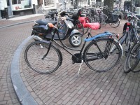 Cyklisti v Amsterdamu