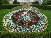 Stadtpark - květinové hodiny