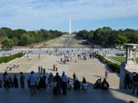 Lincoln Memorial Reflection pool (bez vody)