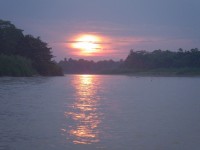 Kinabatangan - sunset
