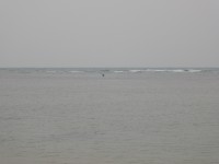 Layang Layangan beach - rybář