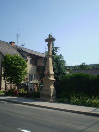 kříž z roku 1792 v Hrabové