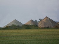 Mohelnice - mohelnické pyramidy z písku
