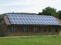 Staré Hutě - solární elektrárna