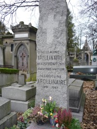 Paříž - historie a osobnosti na hřbitově - Guilaume Apollinaire