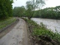 Povodně a cykostezky - Hranice (na Moravě)