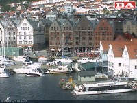 Webkamera  -  Bergen - Bryggen