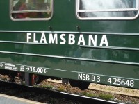Flåmsbana - železniční klesání  o 865 výškových metrů