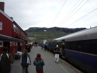 Cesta vlakem z Oslo do města Bergen na západě Norska
