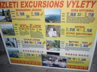 Organizované výlety v Černé Hoře.