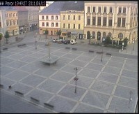 Přerov náměstí - foto z webkamery