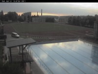 Lázně Zlín - venkovní bazén - foto z webkamery