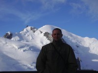 Za mnou Mont Blanc