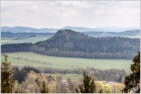 37-Výhled z Adršpašského hradu, Křížový vrch