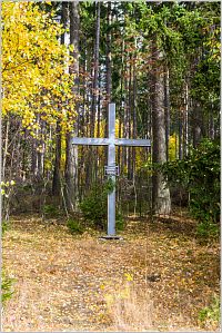 131-Maršovská stráň, kříž hned pod lesem
