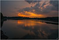 63-Západ slunce nad Sečskou přehradou