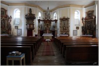 Železná Ruda - interiér kostela