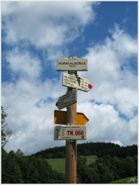 Turistické rozcestí Horní Albeřice