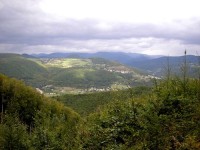 Výhled na Kremnické vrchy od Sutě
