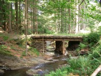 Vražedný potok - lesní mostek