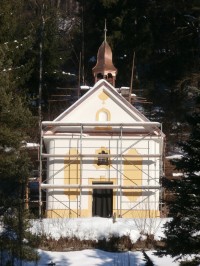 Přiblížení kaple sv. Barbory..