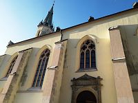 Kostel sv. Jáchyma z boku