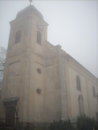 Kostel sv.Mikuláše v Mikulově - v mlze