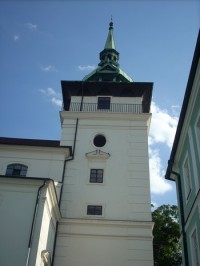 Hranolová věž kostela